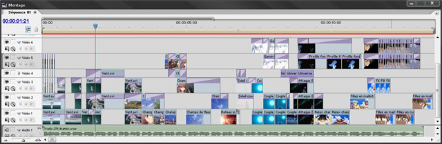 Timeline de la track 29 du MEP Inamix