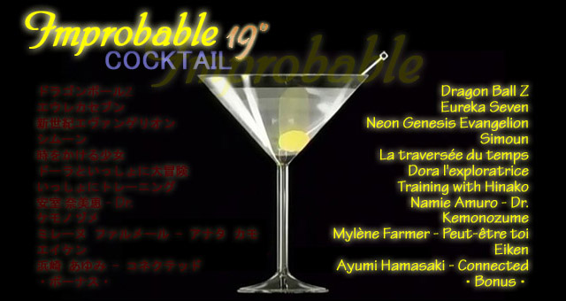 Recettre de l'Improbable Cocktail 19°
