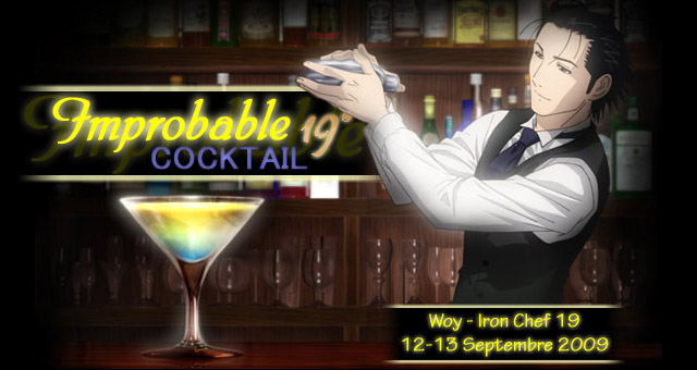 Poster de l'AMV Improbable Cocktail 19° réalisé pour l'IC19 d'AMV-France